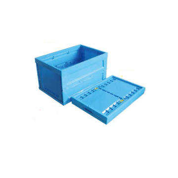 Оптовая логистическая складная складная коробка складной коробки заблокированные пластиковые движущиеся коробки с крышкой